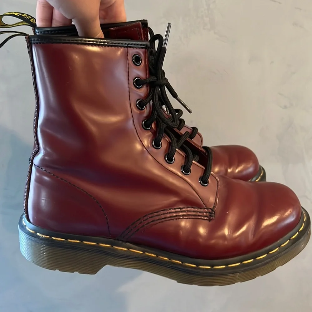 Burgundy Dr.Martens - Picture 1 of 2